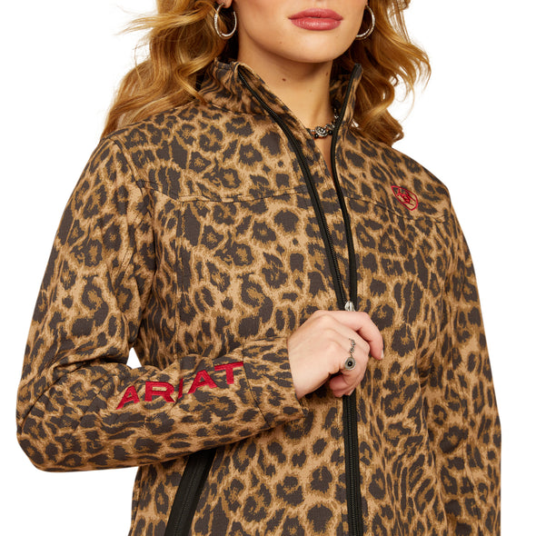 Chamarra New Team Softshell Estampado Leopardo