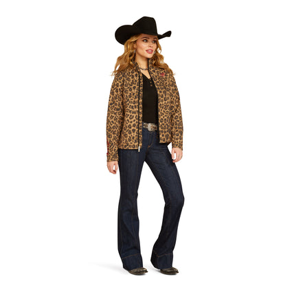 Chamarra New Team Softshell Estampado Leopardo