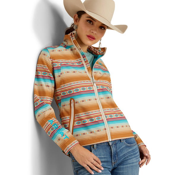 Chamarra Ariat New Team Softshell Estampado Serape