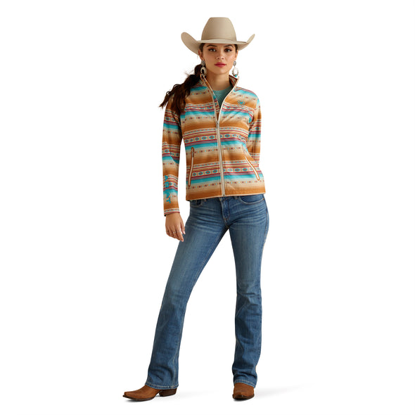 Chamarra Ariat New Team Softshell Estampado Serape