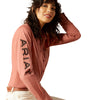 Camisa Ariat Libre De Arrugas Kirby Stretch Mahogany