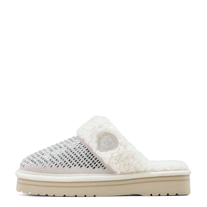 Pantufla Ariat Jackie Blanco Suela Alta