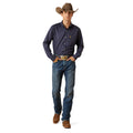 Camisa Ariat Libre De Arrugas Daven Corte Fitted