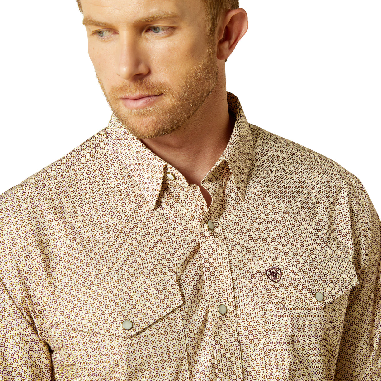 Camisa Ariat Libre De Arrugas Eddie Corte Fitted
