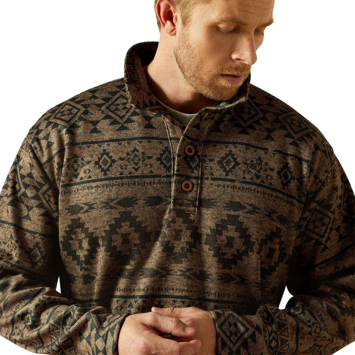 Suéter Ariat Caldwell con Botones 1/4 Southwest