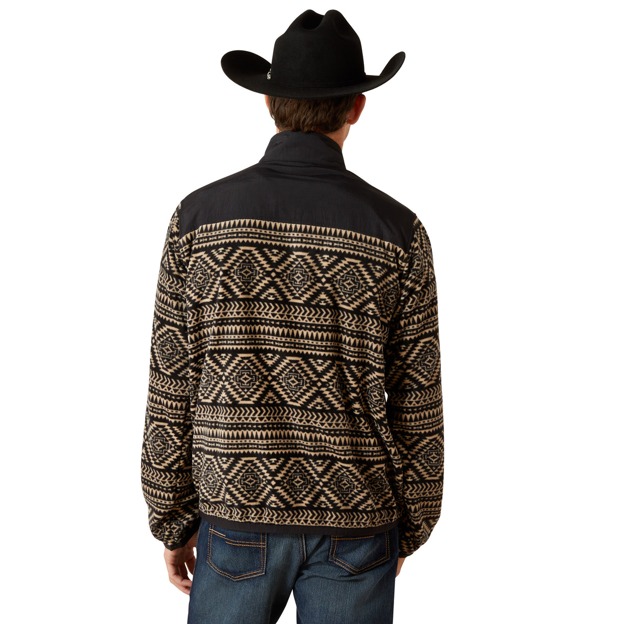 Suéter Polar Ariat Basis Southwest Negro