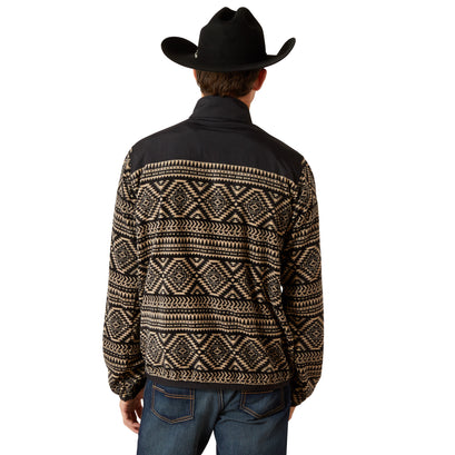 Suéter Polar Ariat Basis Southwest Negro