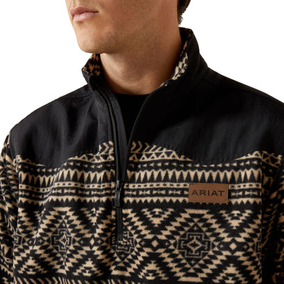 Suéter Polar Ariat Basis Southwest Negro