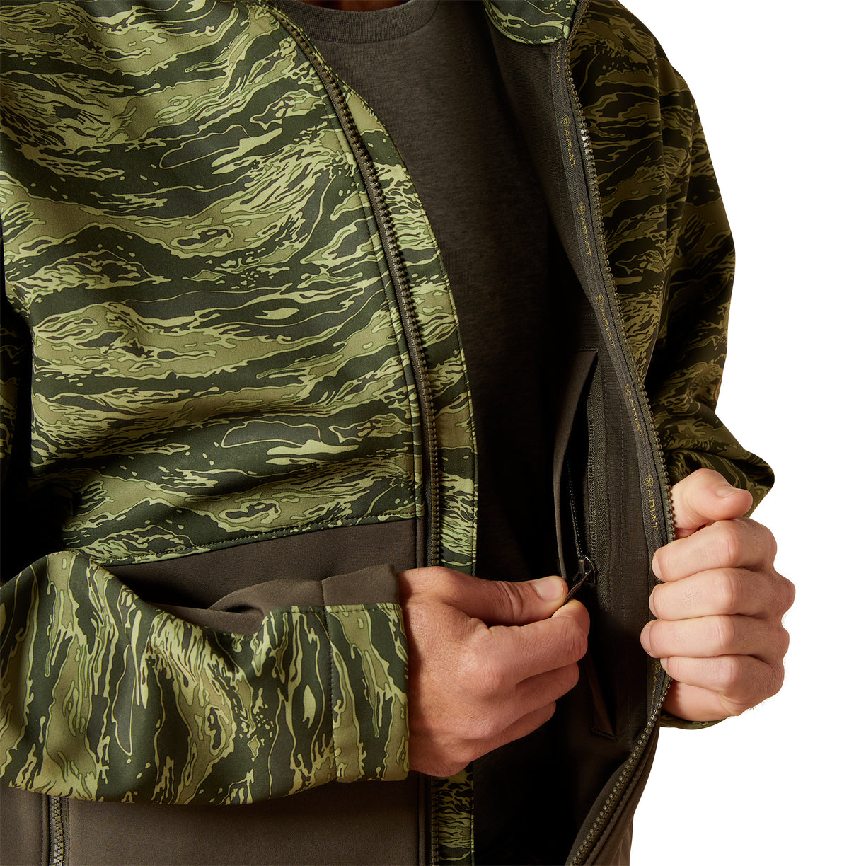 Chamarra Ariat Softshell Camo Logo