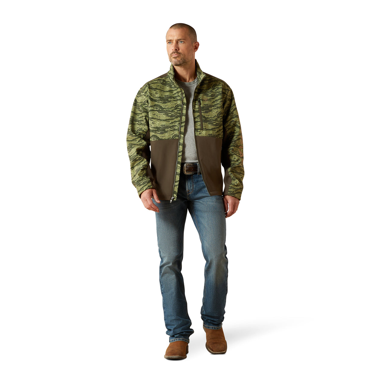 Chamarra Ariat Softshell Camo Logo