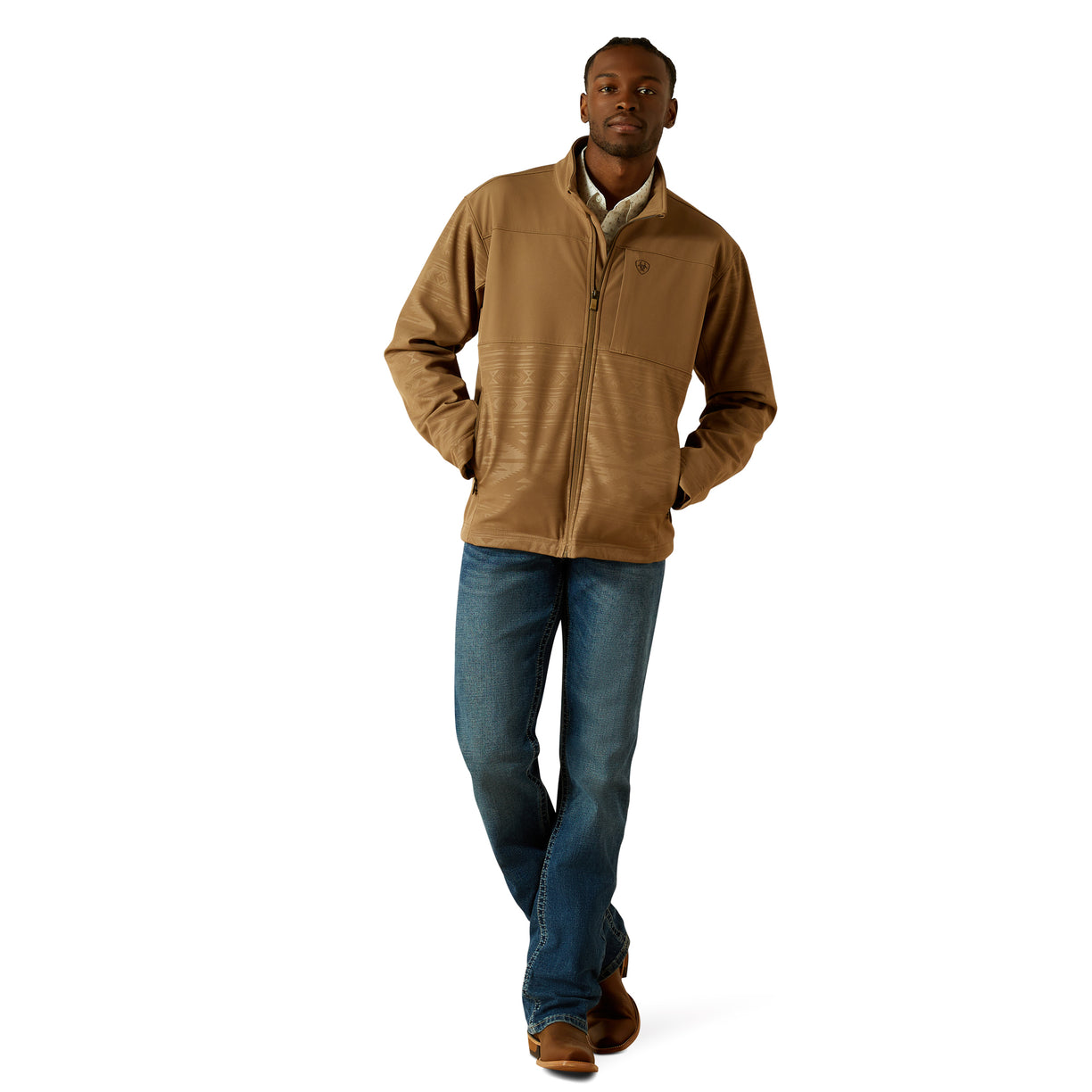 Chamarra Ariat Softshell Vernon Khaki
