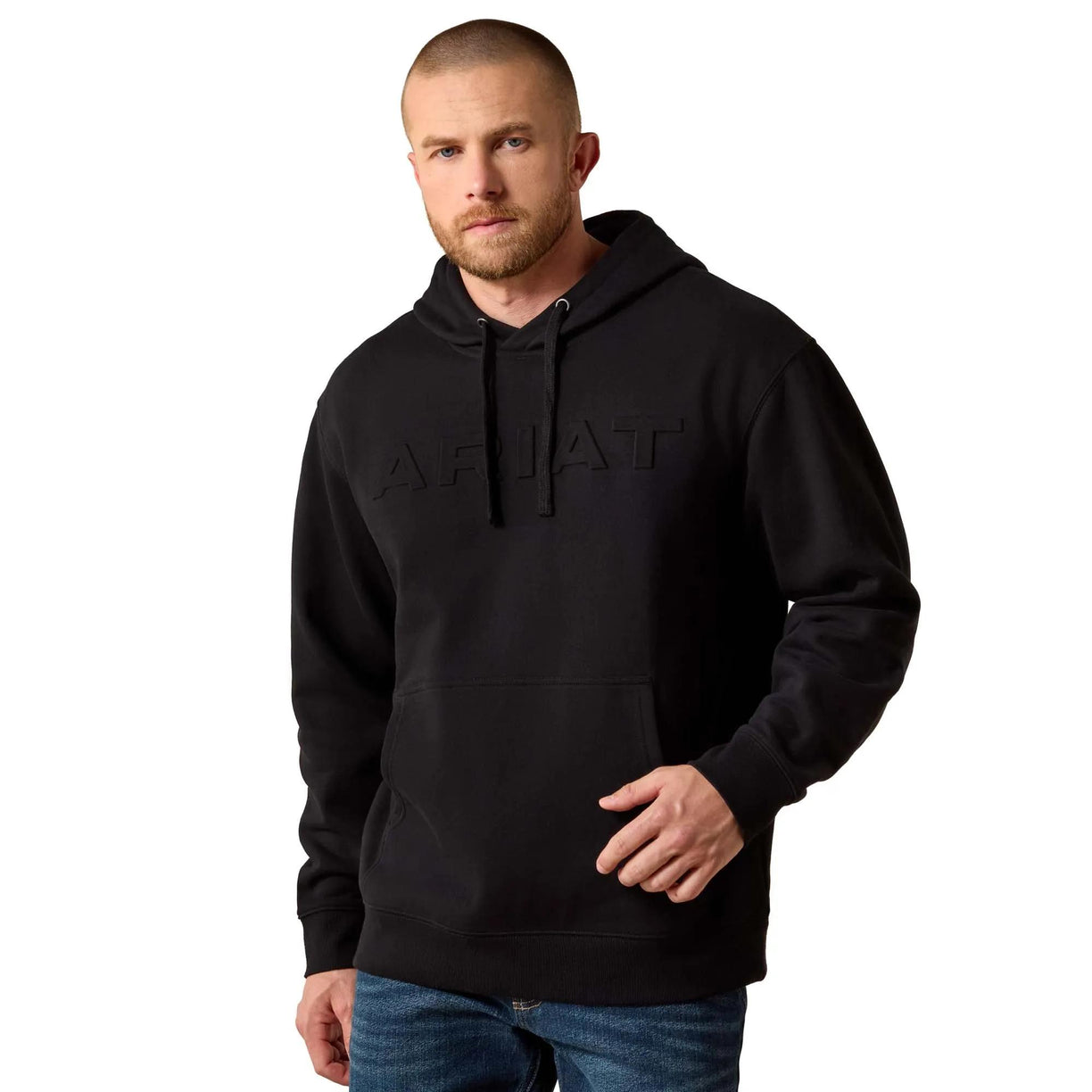 Sudadera Ariat Embossed Logo Negro