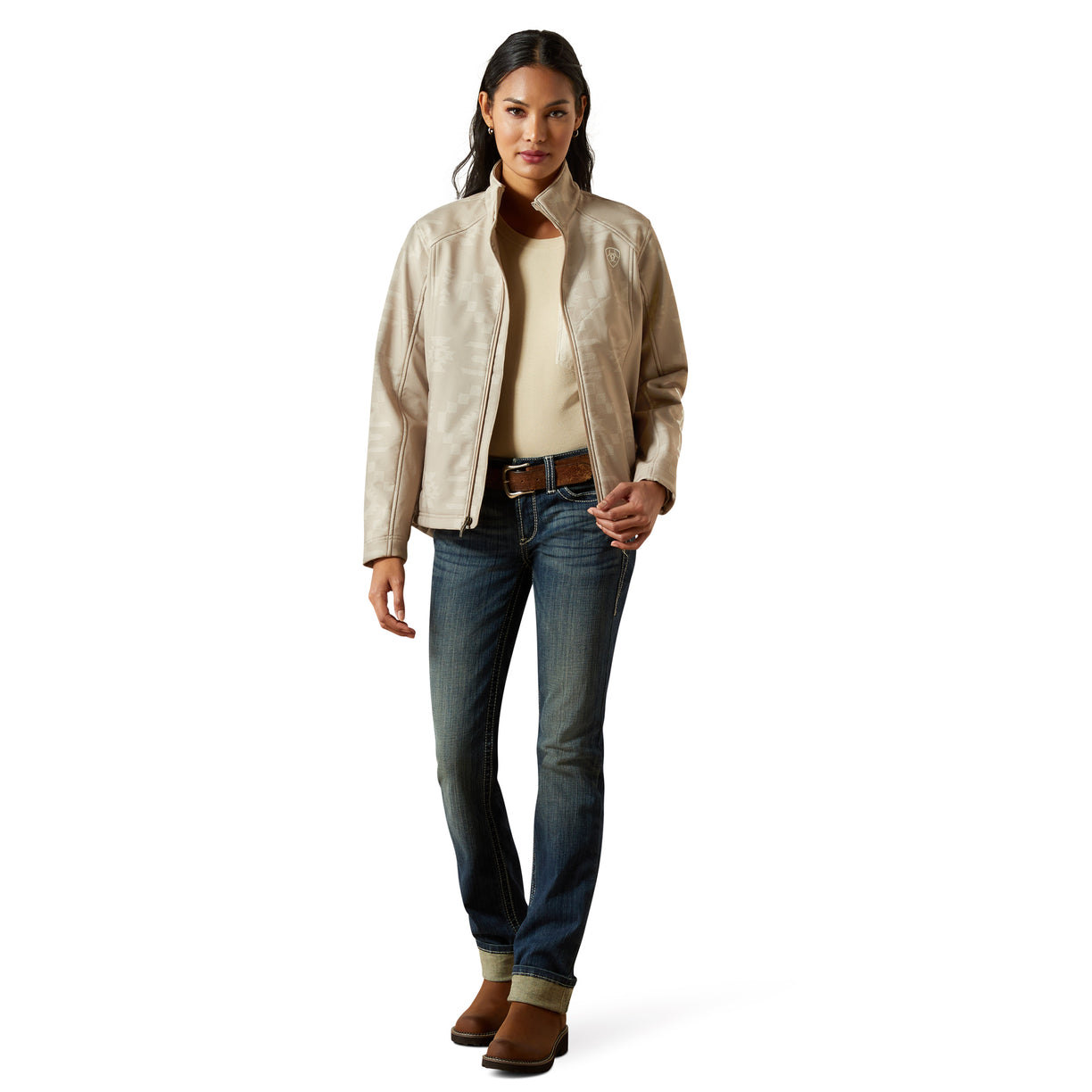 Chamarra Ariat Logo Softshell Print Southwest