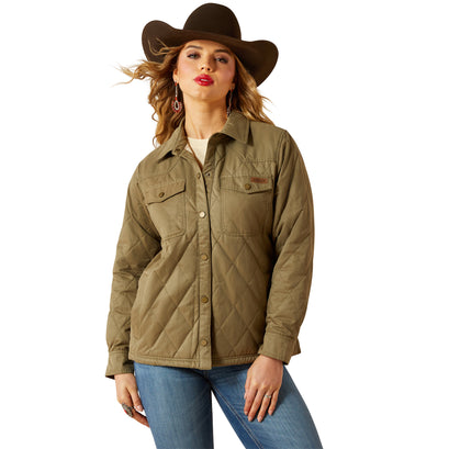 Chamarra Ariat Grizzly Quilted Barn Verde