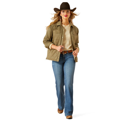 Chamarra Ariat Grizzly Quilted Barn Verde