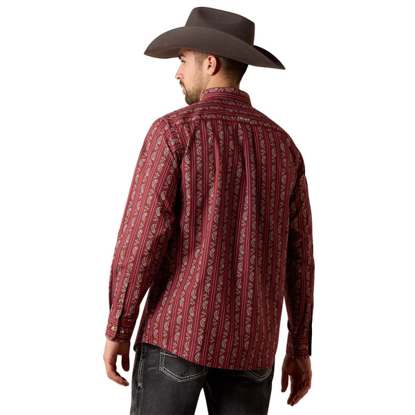Camisa Ariat Team Dutton Classic Fit Rojo