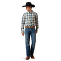 Camisa Ariat Pro Series Wes Fitted Beige