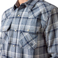 Camisa Ariat Retro Harish Corte Fitted Gris