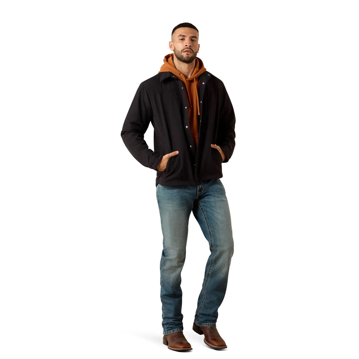 Chamarra Ariat Stretchshell Negro