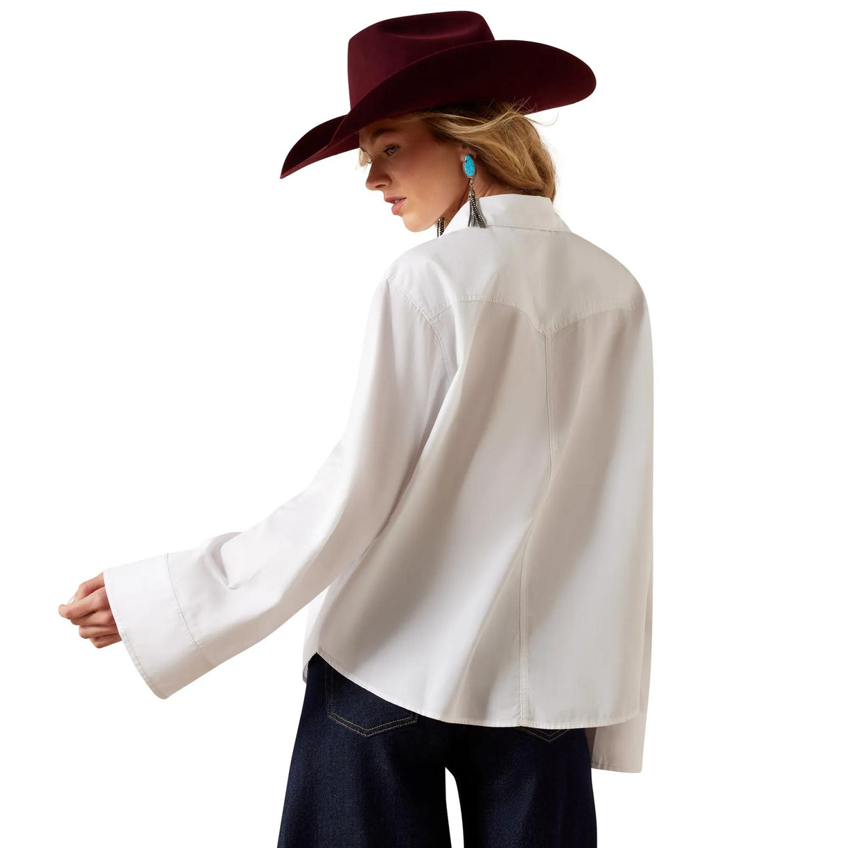 Camisa Ariat Cassidy Top Blanco