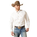 Camisa Ariat Solid Twill Blanco Corte Clásico