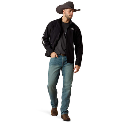 Chamarra Ariat New Team Softshell Negro