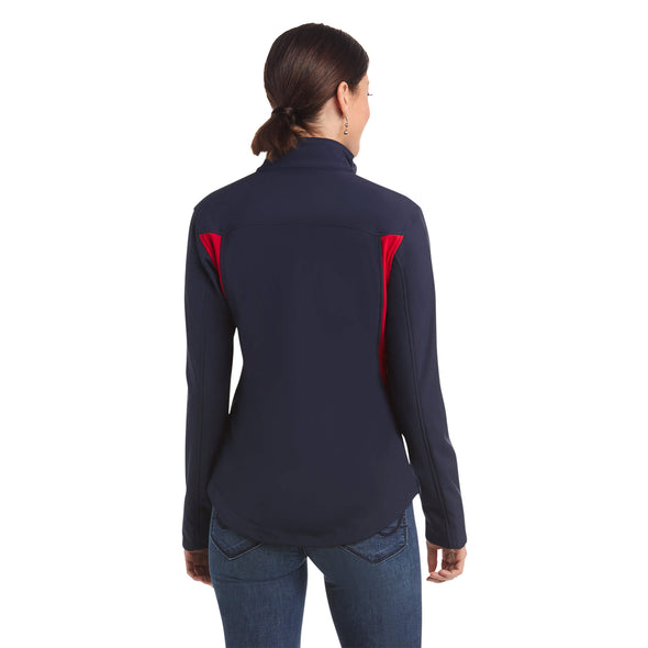 Chamarra Ariat New Team Softshell Azul Marino