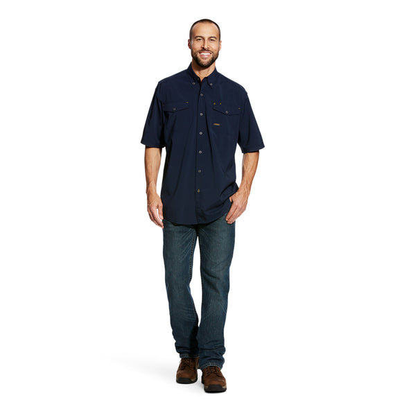 Camisa Ariat Work Rebar Made Tough VentTEK DuraStretch Manga Corta