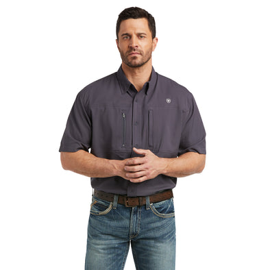 Camisa Ariat VentTEK Gris Corte Clásico