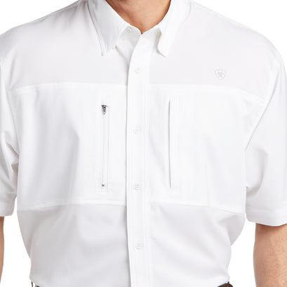 Camisa Ariat VentTEK Blanco Corte Clásico