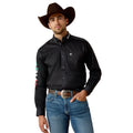 Camisa Ariat Team Logo México Negro Corte Clásico