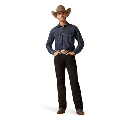 Camisa Ariat De Mezclilla Corte Clásico