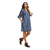 Camp Dress Denim Blue