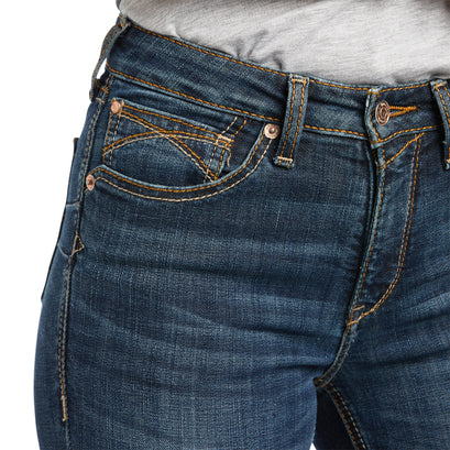 Jeans Ariat R.E.A.L. Fernanda Tiro Alto Corte Bota