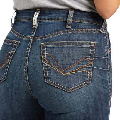 Jeans Ariat R.E.A.L. Fernanda Tiro Alto Corte Bota