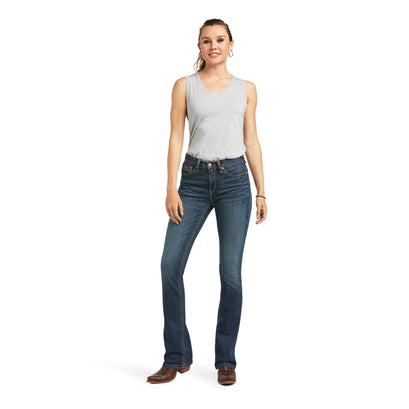 Jeans Ariat R.E.A.L. Fernanda Tiro Alto Corte Bota