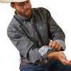 Camisa Ariat Libre De Arrugas Weathered Slate Corte Clásico