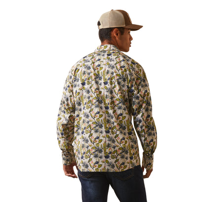 Camisa Ariat Hadkins Botón a Presión Corte Retro