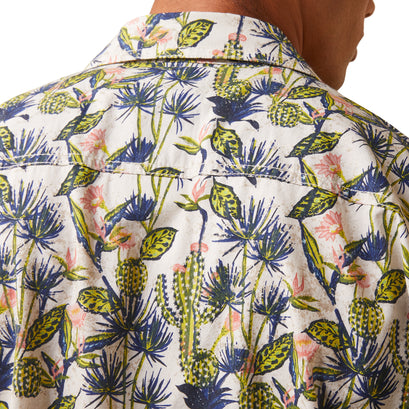 Camisa Ariat Hadkins Botón a Presión Corte Retro