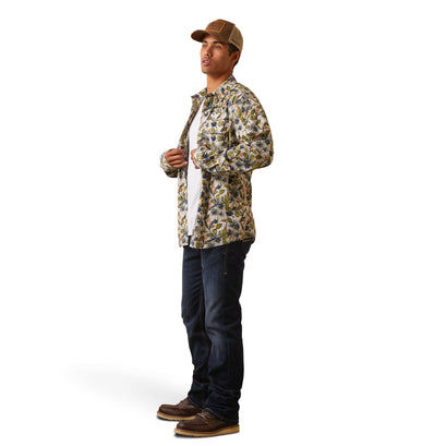 Camisa Ariat Hadkins Botón a Presión Corte Retro