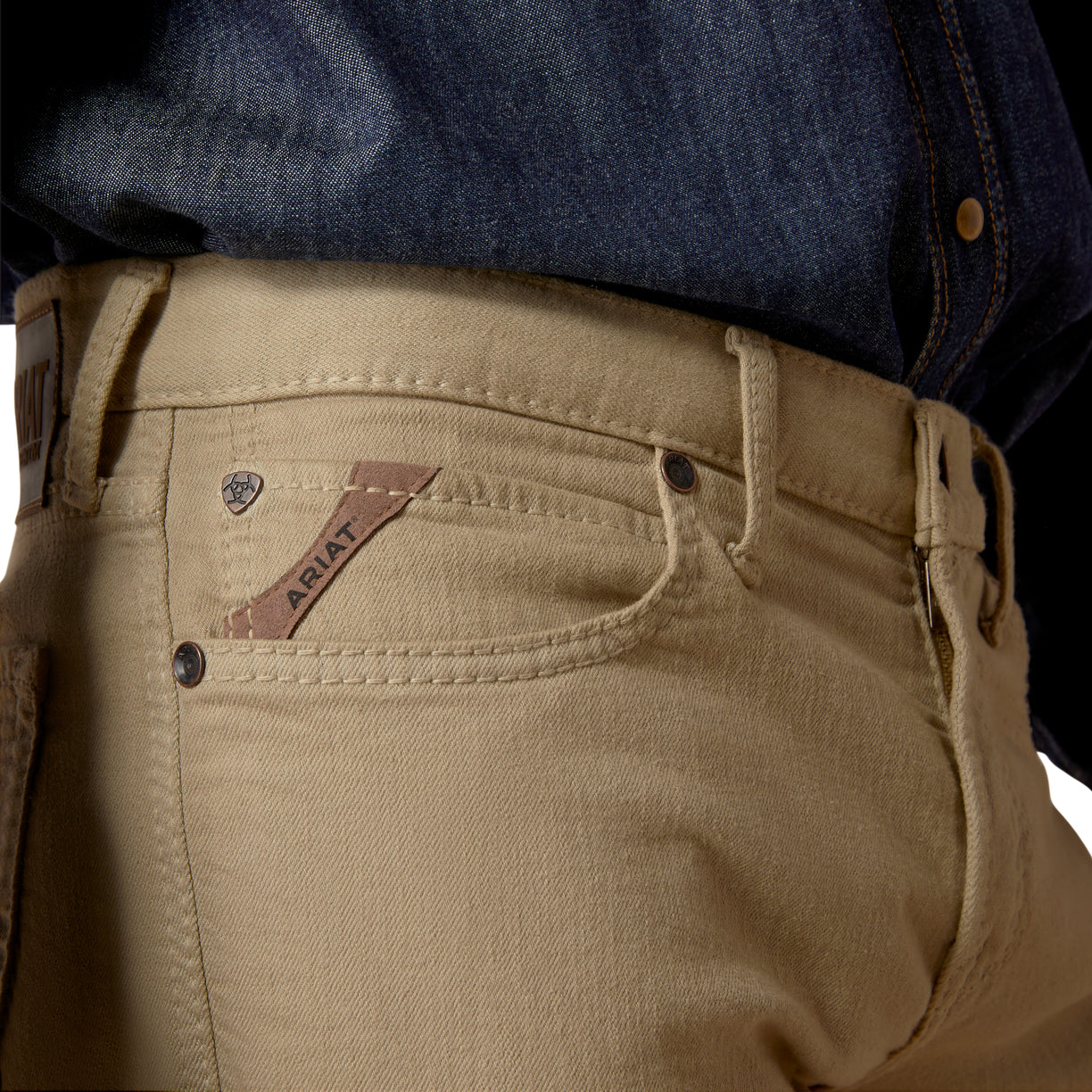 Jeans M7 Grizzly Khaki Corte Recto