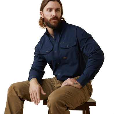 Camisa Ariat Work Rebar Made Tough VentTEK DuraStretch