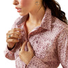 Camisa Ariat Libre De Arrugas Kirby Stretch Coral
