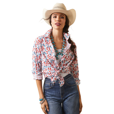 Camisa Ariat Libre De Arrugas Kirby Stretch Blazin Boots