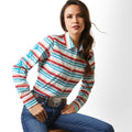Camisa Ariat Libre De Arrugas Team Kirby Stretch Rosa Serape