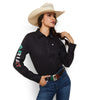 Camisa Ariat Libre De Arrugas Team México Kirby Stretch