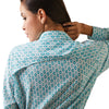 Camisa Ariat VentTEK Stretch Sea Breeze