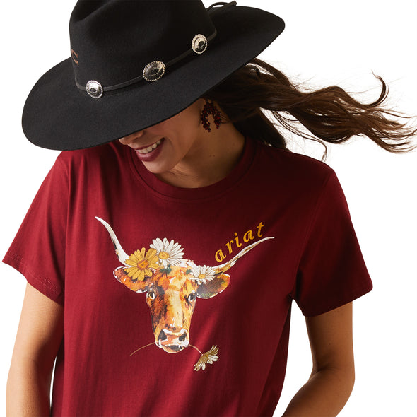 Playera Ariat R.E.A.L. Daisy Steer