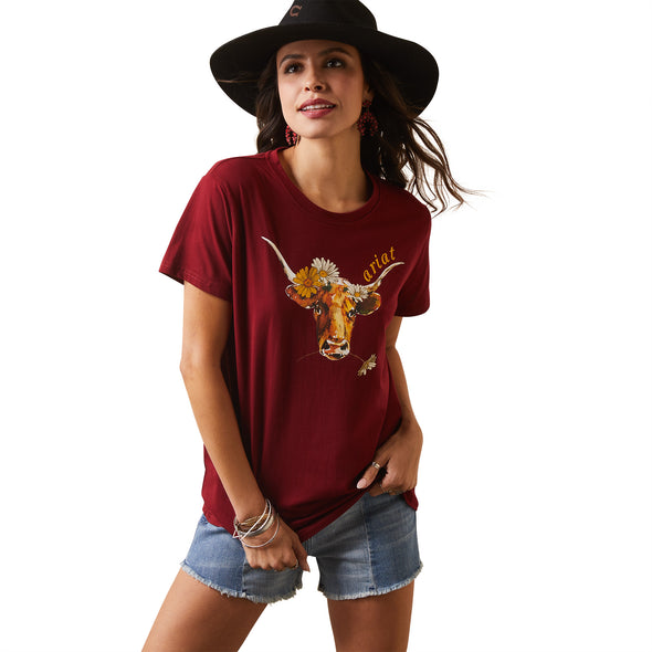 Playera Ariat R.E.A.L. Daisy Steer