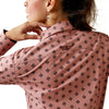 Camisa Ariat Libre De Arrugas Kirby Stretch Red River